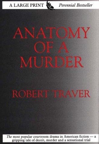 Cover of Anatomy of a Murder by Robert Traver