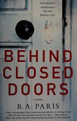 Cover of Behind Closed Doors by B. A. Paris