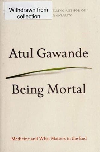 Cover of Being Mortal by Atul Gawande