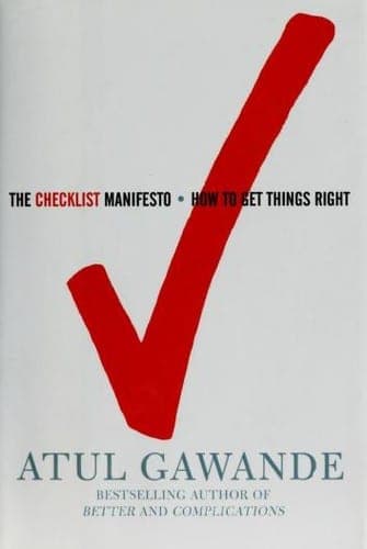 Cover of The Checklist Manifesto by Atul Gawande