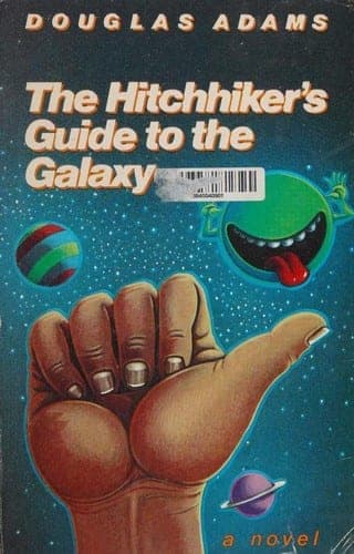 Cover of The Hitchhiker's Guide to the Galaxy by Douglas Adams