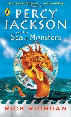 Cover of The Sea of Monsters by Rick Riordan