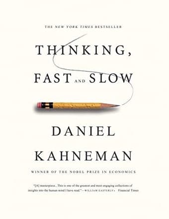 Cover of Thinking, Fast and Slow by Daniel Kahneman